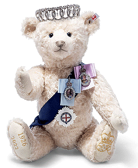 Steiff 2022 Queen Elizabeth Memorial Teddy Bear 691478