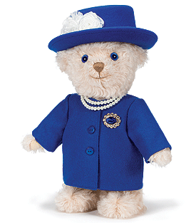 Merrythought HM Queen Elizabeth II Celebration Bear HMQ12QCB