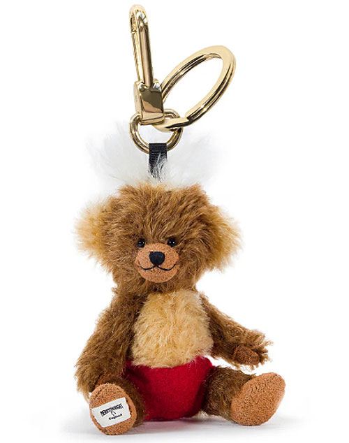 Merrythought Punkie Teddy Bear Key Charm