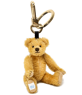 Merrythought Mini Edward Bear Keyring MTMINIXAB