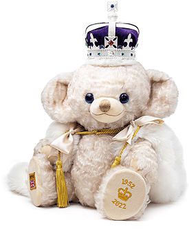 Merrythought The Queen’s Platinum Jubilee Commemorative Cheeky Bear T12QPJ