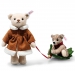 Steiff Mama Teddy Bear with Child on Holly Express 005862 - view 1