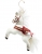 Steiff Christmas Horse Ornament 006920 - view 1