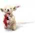 Steiff Lina Mouse with Harlequin Teddy Bear - view 1
