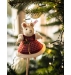 Steiff Mrs Santa Mouse Ornament 007453 - view 1