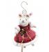 Steiff Mrs Santa Mouse Ornament - view 2