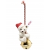 Steiff Teddy Bear Ornament On Bell 008023 - view 2