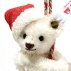 Steiff Teddy Bear Ornament On Bell 008023 - view 1