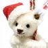 Steiff Teddy Bear Ornament On Bell - view 1