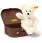 Steiff LOTTE Teddy bear in Brown Suitcase 111464 - view 1