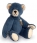 Teddy Hermann Dark Blue Miniature Bear 154181 - view 1