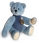 Teddy Hermann Blue Miniature Bear 154327 - view 1