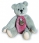 Teddy Hermann Grey and Pink Miniature 154488 - view 1