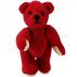 Teddy Hermann Deep Red Miniature Bear - view 1