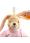 Steiff HOPPEL Pink Rabbit 20cm Music Box - view 2