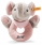 Steiff Trampili Elephant Pink Grip Toy with Rattle 241703 - view 1