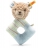 Steiff GOTS Rudy Teddy Bear Grip Toy With Rattle 242236 - view 1