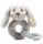 Steiff Friends Grey Hoppie Rabbit Grip Toy with Rattle - view 1