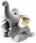 Steiff TRAMPILI Little Floppy Elephant - view 1