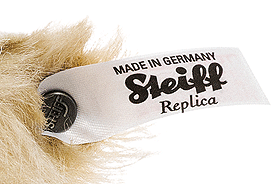 Steiff White / Black Tag